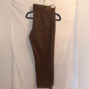 Lee Regular Fit Brown Jeans Men Size 40x30